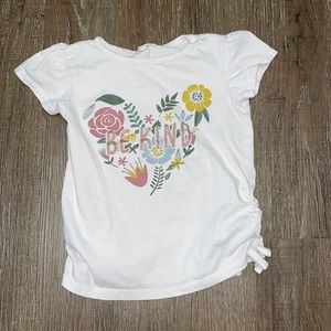 Love  peace & lip gloss toddler girl shirt size 4